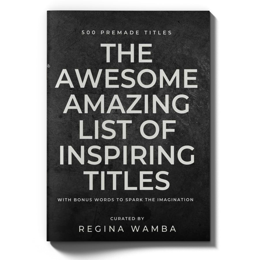 The Awesome Amazing List of Inspiring Titles